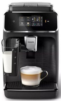 Philips Кавомашина Series 2300, 1,8л, зерно+мелена, автомат.капуч, сернор.керування, чорний EP2330/10 фото