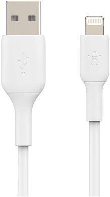 Belkin Кабель USB-A > Lightning зарядки/синхронизации 1м, PVC, (2 Pack), белый CAA001BT1MWH2PK фото