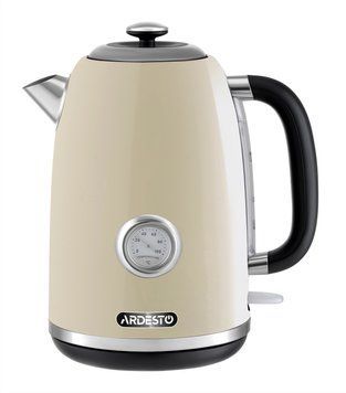 Электрочайник Ardesto Vintage Dream EKL-F410BG, 1,8л, металл, мат, STRIX, бежевый EKL-F410BG фото