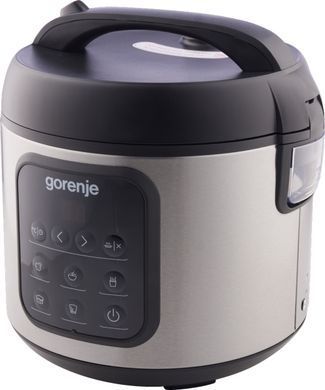 Gorenje Мультиварка, 476Вт, міні, чаша-2л, электронное управл., 5 програм, металл/пластик, черный MC2SBK фото