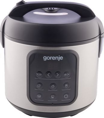 Gorenje Мультиварка, 476Вт, міні, чаша-2л, электронное управл., 5 програм, металл/пластик, черный MC2SBK фото