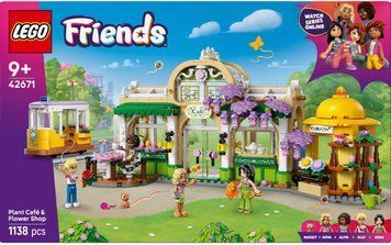 LEGO Конструктор LEGO Friends Кав'ярня з рослинами і квіткова крамниця 42671 фото
