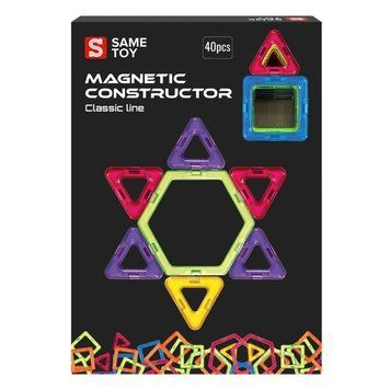 Same Toy Magnetic construction set Same Toy Classic Line, 40pcs MCST-40 фото