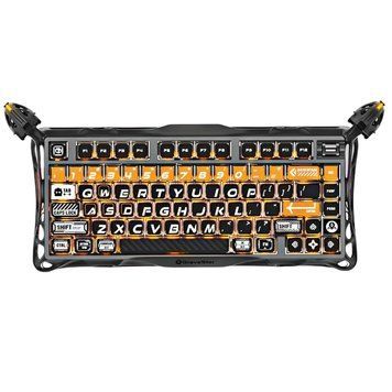 GravaStar Клавіатура механічна Mercury K1 Pro 80keys, GravaStar x Kailh Speedy Mint, BT/WL/USB, CyberFlare GS_K1_PRO_BO_BLK фото