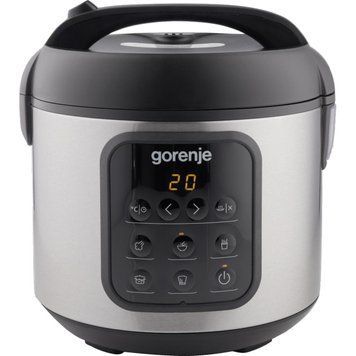 Gorenje Мультиварка, 476Вт, мини, чаша-2л, електронне керув., 5 програм, метал/пластик, чорний MC2SBK фото