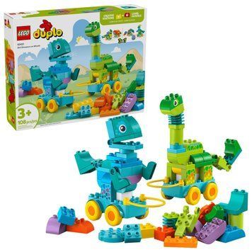 LEGO Конструктор LEGO DUPLO Town Динозаври на колесах 3в1 10451 фото
