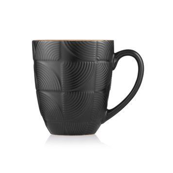 ARDESTO Mug Dafne, 380ml, ceramic, black AR3068BK фото