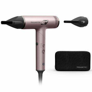 Rowenta Фен Rowenta T-Shape Maestria Nano Foldable, 1700Вт, 3 режими, іоніз-я, хол. обдув, кейс, рожевий HY8530E0 фото