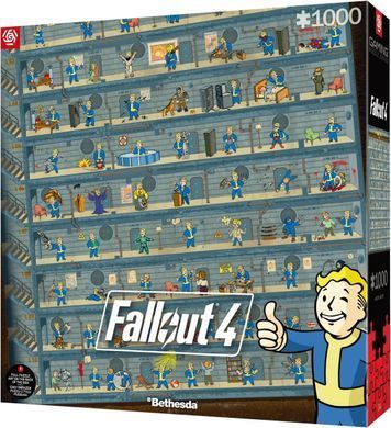 GoodLoot Пазл Fallout 4 Perk Poster Puzzles 1000 ел. 5908305247937 фото