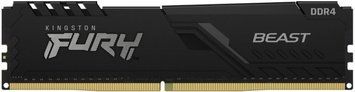 Kingston Пам'ять ПК Kingston DDR4 16GB KIT (8GBx2) 3200 FURY Beast KF432C16BBK2/16WP фото