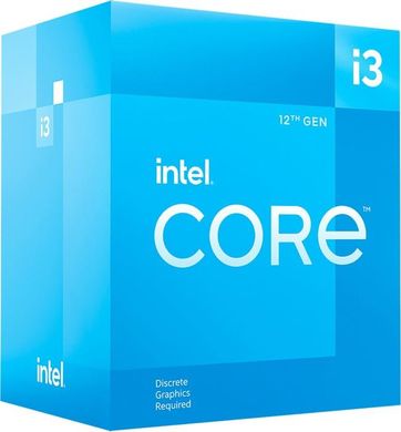ЦПУ Intel Core i3-12100F 4C/8T 3.3GHz 12Mb LGA1700 58W w/o graphics Box BX8071512100F фото