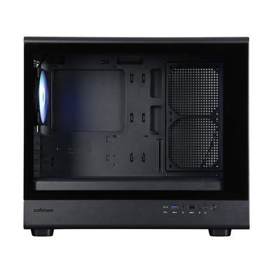 Zalman Корпус M5 без БЖ, 1xUSB3.0, 1xUSB2.0, 1x Type C, 4x120мм ARGB, VGA 410мм, LCS ready, TG Side Panel, ATX, чорний M5BLACK фото