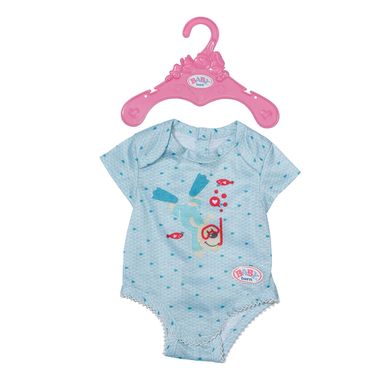 Одежда для куклы BABY BORN - БОДИ S2 (голубое) 830130-2 фото