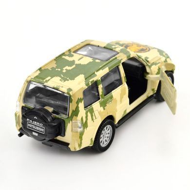 Автомодель серії "Шеврони Героїв" - MITSUBISHI PAJERO 4WD TURBO - "47 ОМБр" 250361M фото