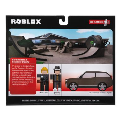 Ігровий набір Roblox Feature Vehicle Car Crusher 2: Grandeur Dignity W10, транспорт, фігурки та аксесуари ROB0498 фото