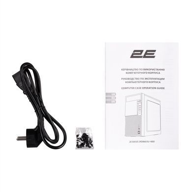 2E Корпус Basis RD8603U-400 з БЖ 2E ATX400W, 1xUSB3.0, 2xUSB2.0, VGA 320мм, mATX, чорний 2E-RD8603U-400 фото