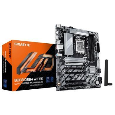 Gigabyte Материнская плата B860 DS3H WIFI6E sAM5 B860 4xDDR5 M.2 Wi-Fi BT HDMI DP ATX B860_DS3H_WIFI6E фото
