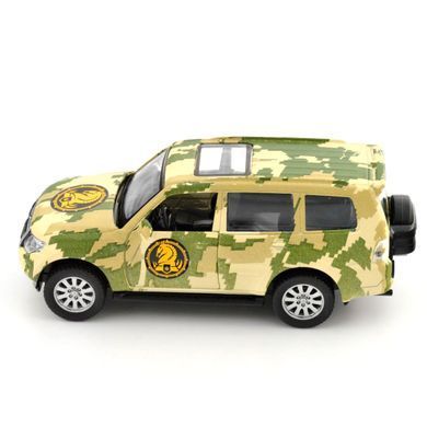Автомодель серії "Шеврони Героїв" - MITSUBISHI PAJERO 4WD TURBO - "47 ОМБр" 250361M фото