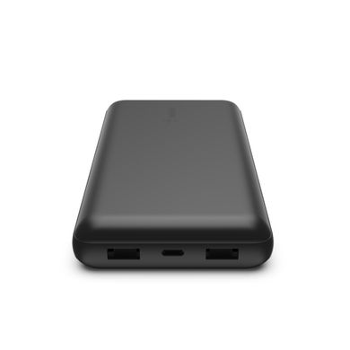 Портативное зарядное устройство Power Bank Belkin 20000mAh 15W Dual USB-A, USB-C Black BPB012BTBK фото