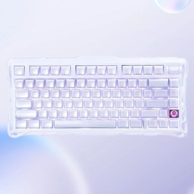 GravaStar Mechanical keyboard GravaStar Mercury K1 80keys, GravaStar x Kailh Cheery Pink, EN, BT/WL/USB, Lavender Purple GSK1_PL фото