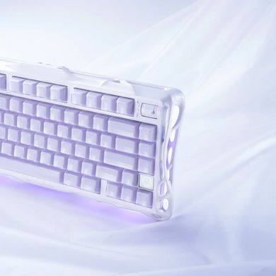 GravaStar Mechanical keyboard GravaStar Mercury K1 80keys, GravaStar x Kailh Cheery Pink, EN, BT/WL/USB, Lavender Purple GSK1_PL фото