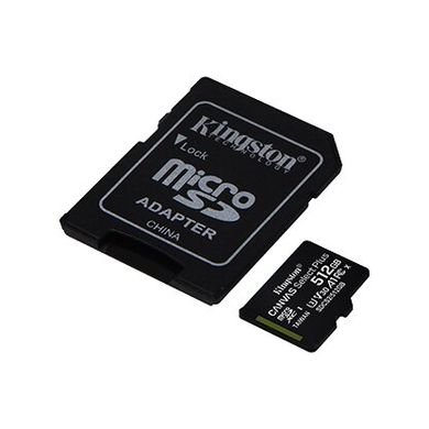 Карта памяти Kingston microSD 512GB C10 UHS-I U3 A1 R100/W85MB/s + SD SDCS2/512GB фото