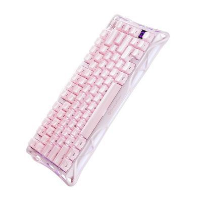 GravaStar Клавиатура механическая Mercury K1 80keys, GravaStar x Kailh Cheery Pink, EN/UKR, BT/WL/USB, Sakura Pink GS_K1_P_PNK фото