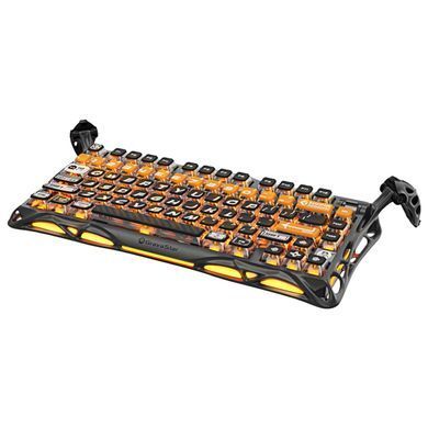 GravaStar Клавіатура механічна Mercury K1 Pro 80keys, GravaStar x Kailh Speedy Mint, BT/WL/USB, CyberFlare GS_K1_PRO_BO_BLK фото