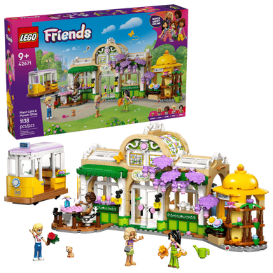 LEGO Конструктор LEGO Friends Кав'ярня з рослинами і квіткова крамниця 42671 фото