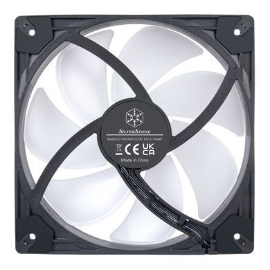 SilverStone Корпусный вентилятор Vista VS140B ARGB, 140мм, 1600rpm, 4pinPWM, 3pin +5VARGB, 30.8dBa, чёрный SST-VS140B-ARGB фото