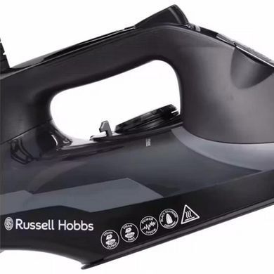 Russell Hobbs Утюг Diamond Elite, 3100Вт, 350мл, паровой удар -220гр, самоочистка от накипи, керам. подошва, черный 27000-56 фото