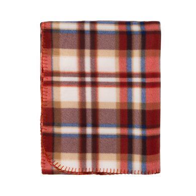 ARDESTO Плед Ardesto Fleece 130x160см, 100% поліестер, клітинка, біло-коричневий