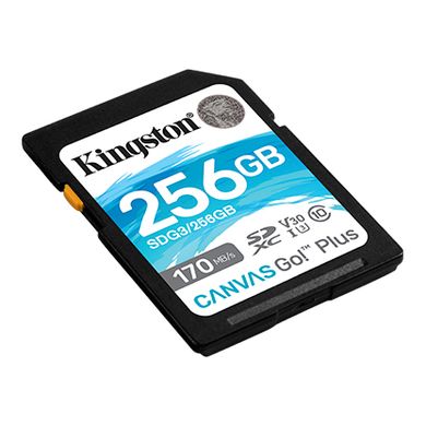 Карта пам'яті Kingston SD 256GB C10 UHS-I U3 R170/W90MB/s SDG3/256GB фото