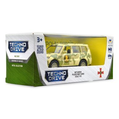 Автомодель серії "Шеврони Героїв" - MITSUBISHI PAJERO 4WD TURBO - "47 ОМБр" 250361M фото