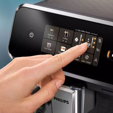 Philips Кавомашина Series 2300, 1,8л, зерно+мелена, автомат.капуч, сернор.керування, чорний EP2330/10 фото