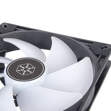 SilverStone Корпусный вентилятор Vista VS140B ARGB, 140мм, 1600rpm, 4pinPWM, 3pin +5VARGB, 30.8dBa, чёрный SST-VS140B-ARGB фото