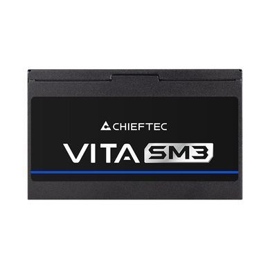 Chieftec Блок живлення Vita SM3 (650W), >85%, 80+ Bronze, 120мм, 1xMB 24pin(20+4), 2xCPU 8pin(4+4), 3xMolex, 6xSATA, 2xPCIe 8pin(6+2), 1xPCIe GEN5 16pin, Modular BPX-650-C фото