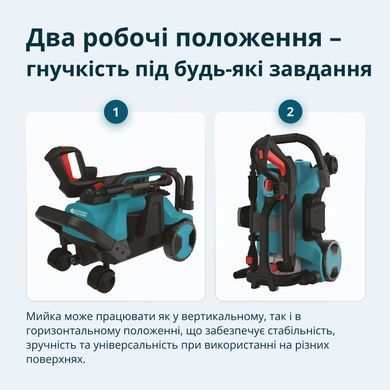 K&ouml;nner & S&ouml;hnen Мийка високого тиску Konner&Sohnen KS 1800-2200Вт 70-160бар 336л/год шланг 8м 10кг KSPW160HV фото