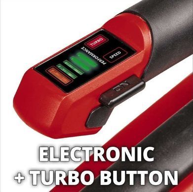 Einhell Воздуходув аккумуляторный GP-LB 18/200 Li E - Solo, 18В, 200км/ч, 630м3/ч, 2.2кг, без АКБ и ЗУ 3433555 фото