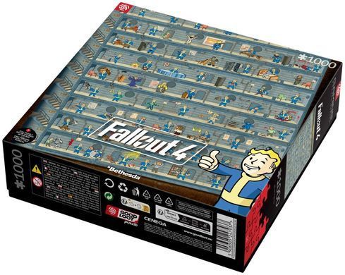 GoodLoot Пазл Fallout 4 Perk Poster Puzzles 1000 ел. 5908305247937 фото