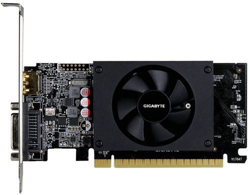 Видеокарта GIGABYTE GeForce GT710 2GB DDRR5 64bit low profile GV-N710D5-2GL фото