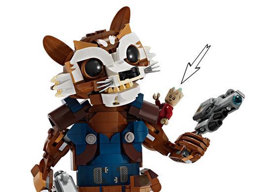 LEGO Конструктор Marvel Ракета и малыш Грут 76282 фото