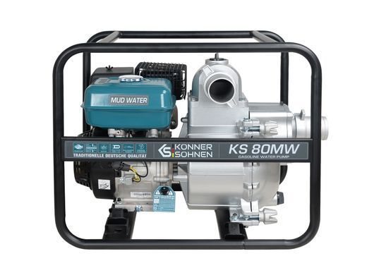 K&ouml;nner & S&ouml;hnen Мотопомпа бензинова KS 80MW 1000л/хв 9.0к.с 60кг KS80MW фото