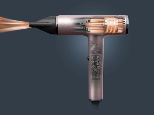 Rowenta Фен Rowenta T-Shape Maestria Nano Foldable, 1700Вт, 3 режими, іоніз-я, хол. обдув, кейс, рожевий HY8530E0 фото