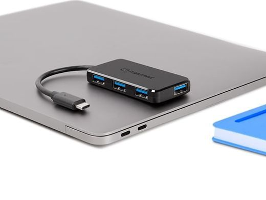 Transcend Хаб USB 3.1 Type-C > 4xUSB 3.1 Type-A пасивний TS-HUB2C фото