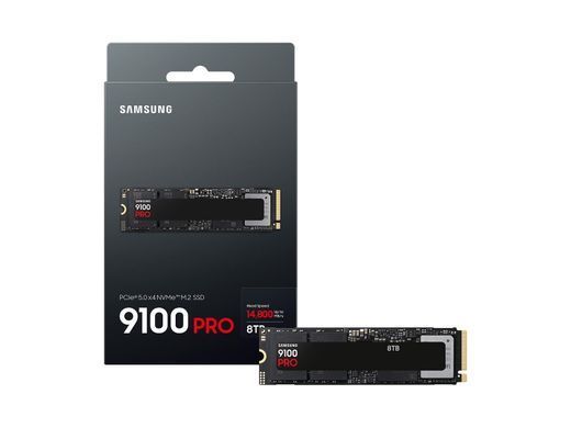 Samsung Накопичувач SSD Samsung M.2 8TB PCIe 5.0 9100PRO MZ-VAP8T0BW фото