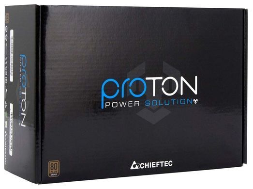 Chieftec Блок питания Proton (500W), >85%, 80+ Bronze, 120мм, 1xMB 24pin(20+4), 1xCPU 8pin(4+4), 3xMolex, 6xSATA, 2xPCIe 8pin(6+2) BDF-500S фото