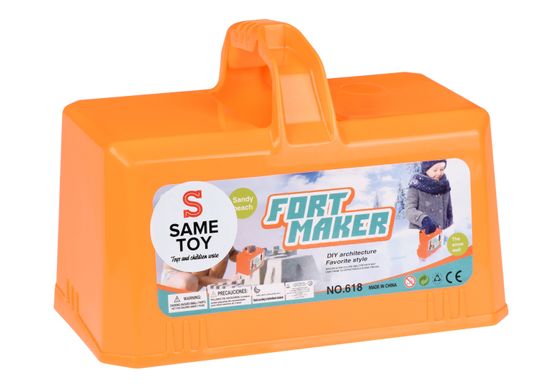 Игровой набор Same Toy 2 в 1 Fort Maker оранжевый 618Ut-2 фото