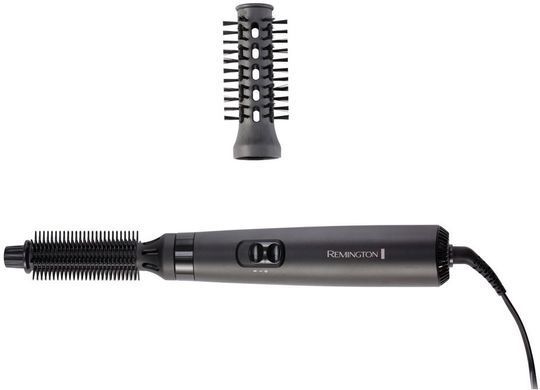 Remington Фен-щітка Dry & Style Caring, 400Вт, 2 режими, іоніз-я, кераміка, чорний AS7100 фото