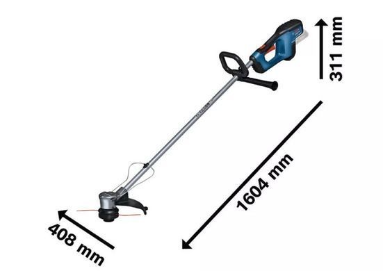 Bosch Тример садовый аккумулятор Professional GRT 18V-33 18V 33см 3.5кг без АКБ та ЗП 0.600.8D0.000 фото
